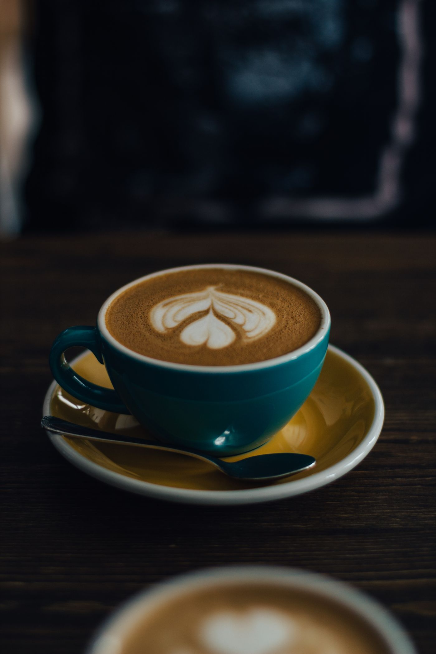 Ceramic cups prepared for espresso service